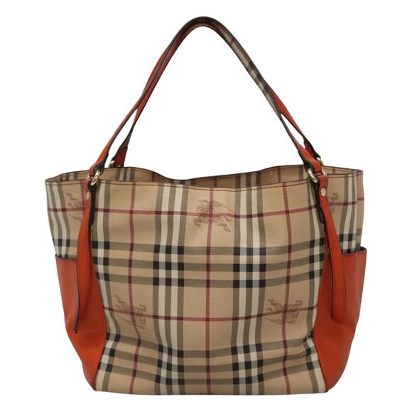 Burberry Nova Check Tote Bag Pvc Beige - Picture 13 of 16